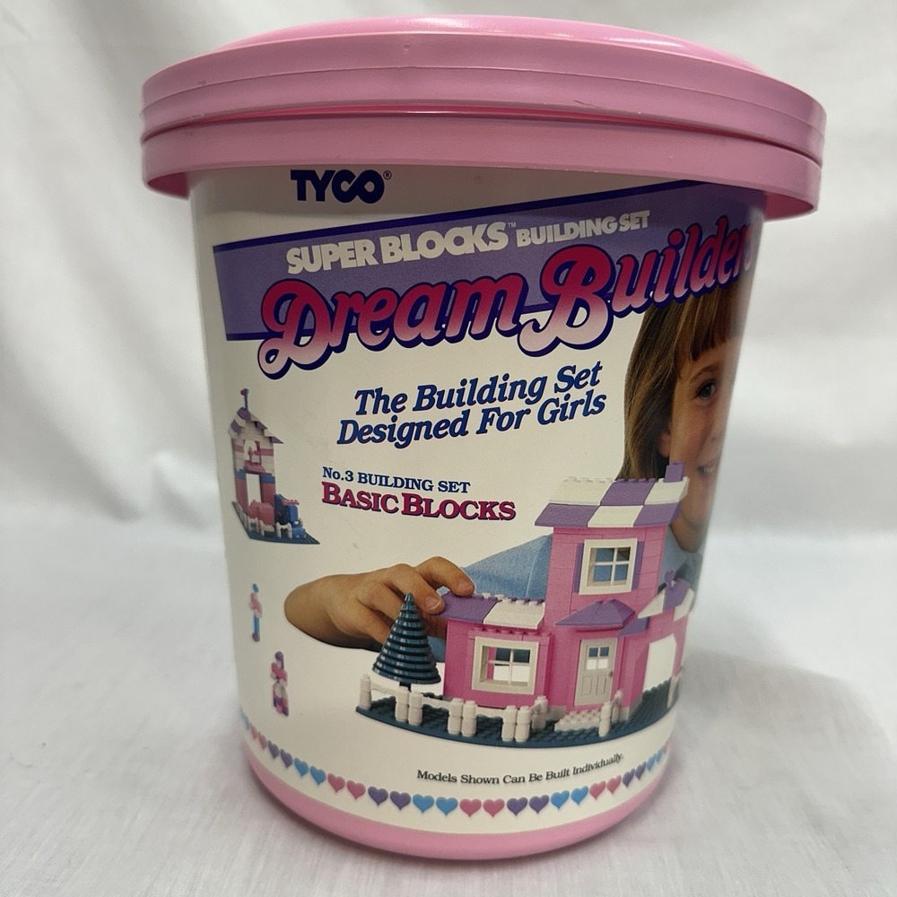 1990 Tyco Super Blocks Dream Builders INCOMPLETE Set 5420 Girls Compatible w Leg